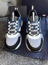 Load image into Gallery viewer, Blue, Black & White CD Runners