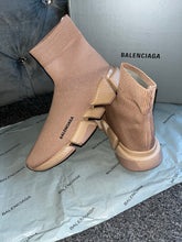 Load image into Gallery viewer, All Beige Sock Trainers