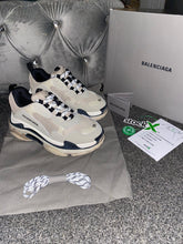 Load image into Gallery viewer, Triple Trainers - Grey & Blue