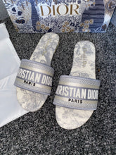 Load image into Gallery viewer, Light Grey Paris Sandals