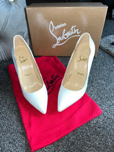 Load image into Gallery viewer, White Red Bottom Heels