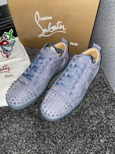 Load image into Gallery viewer, Dark Grey Studded Trainers