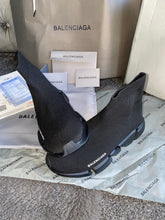 Load image into Gallery viewer, All Black Sock Trainers