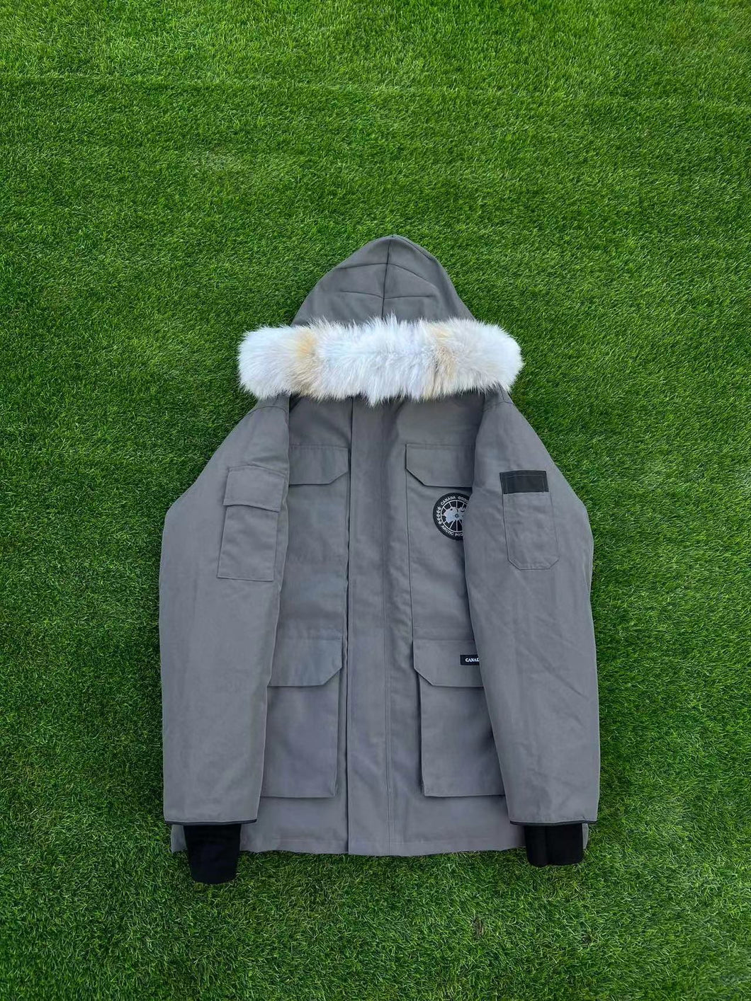 CG Fur Hooded Coat