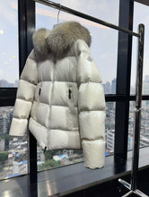 Load image into Gallery viewer, Thick Fur Hood Coat

