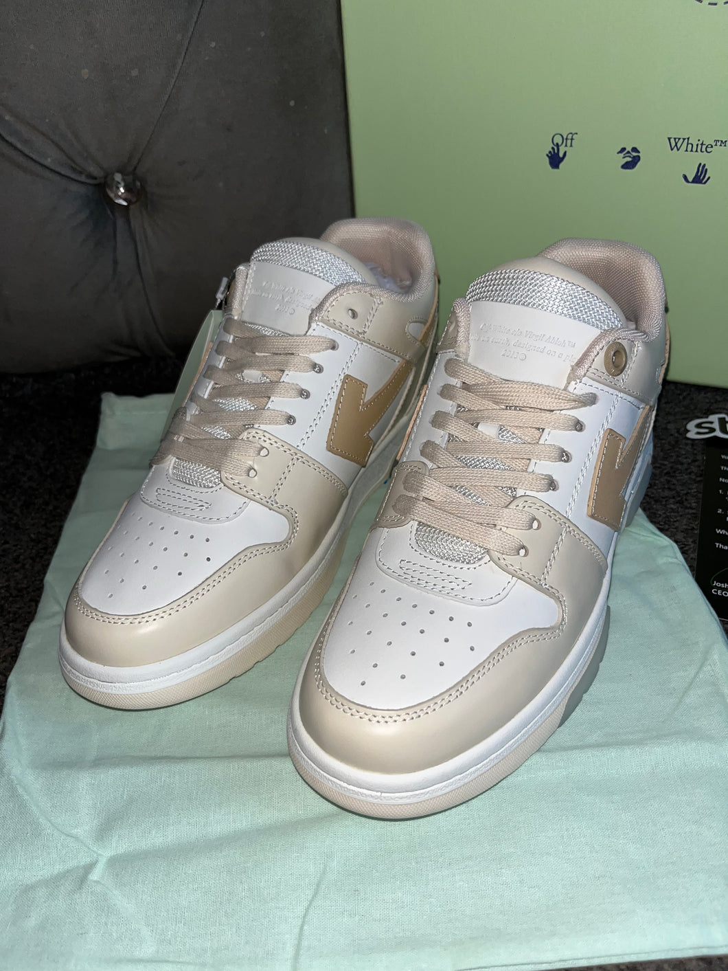 Beige Off White Trainers