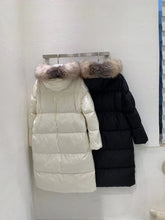 Load image into Gallery viewer, Long Fur Hood Coat
