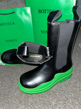 Load image into Gallery viewer, Green Leather Boots
