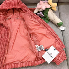 Load image into Gallery viewer, Coral Fluffy Kids Coat
