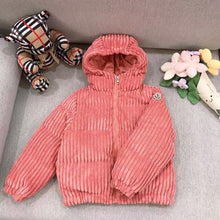 Load image into Gallery viewer, Coral Fluffy Kids Coat
