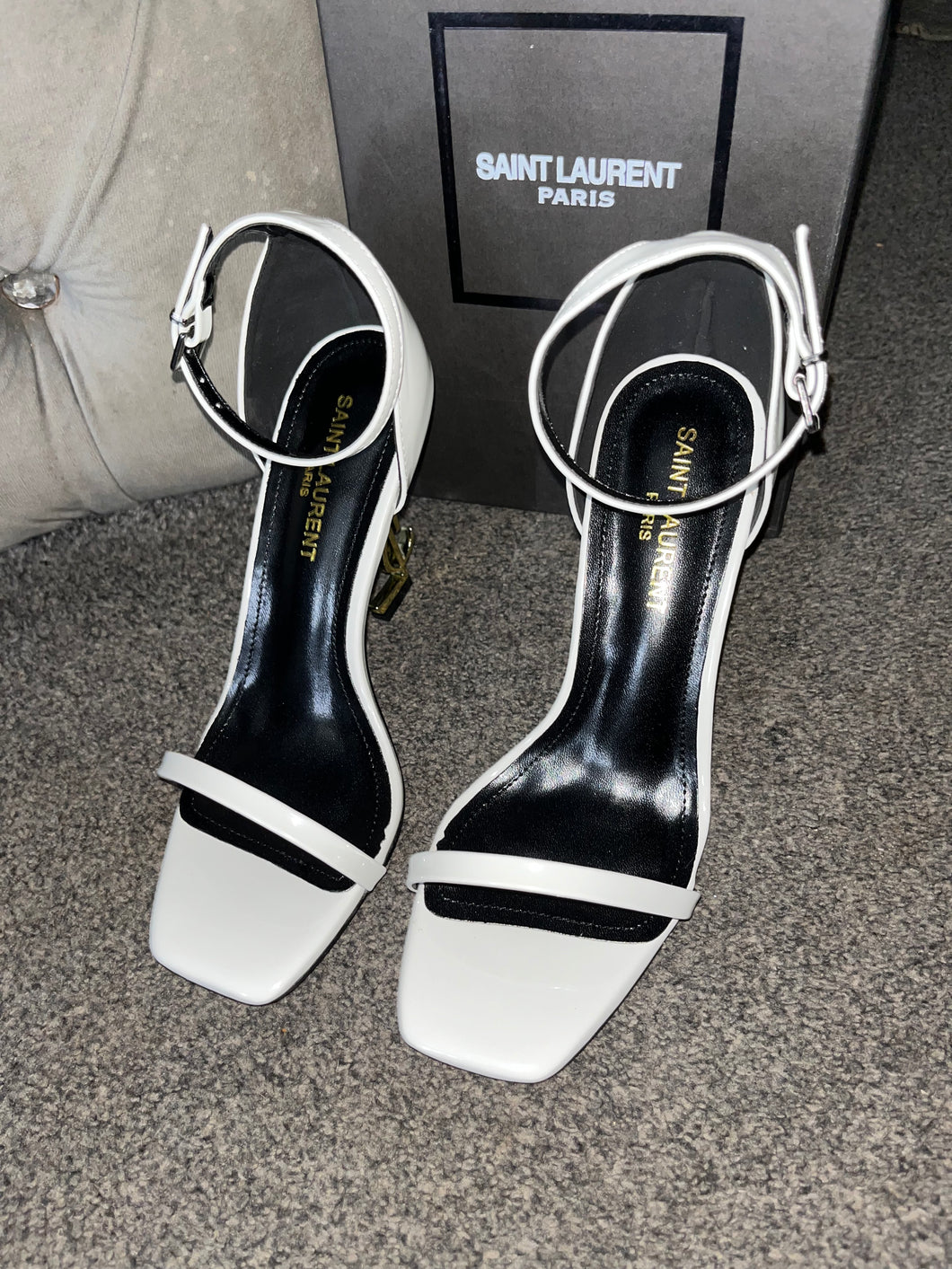White Saint Heels