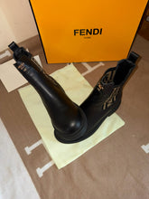 Load image into Gallery viewer, Black Leather FF Boots
