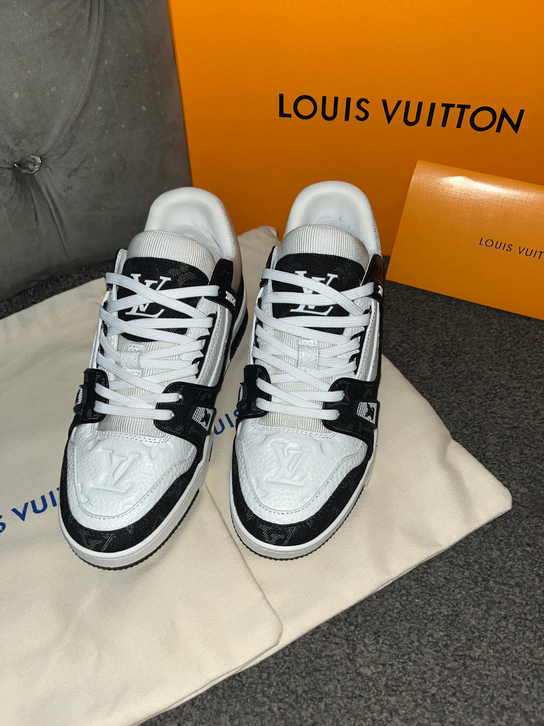 Black & White Trainers