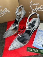 Load image into Gallery viewer, Sparkly Red Bottom Heels
