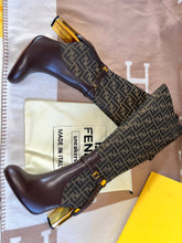 Load image into Gallery viewer, Brown Tall FF Boots
