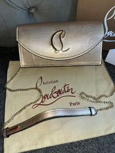 Load image into Gallery viewer, Gold Loub Clutch Bag
