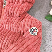 Load image into Gallery viewer, Coral Fluffy Kids Coat
