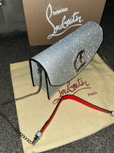 Load image into Gallery viewer, Sparkly Silver Clutch Bag
