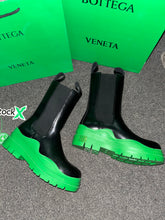 Load image into Gallery viewer, Green Leather Boots
