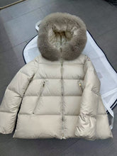 Load image into Gallery viewer, Down Fox Fur Coat
