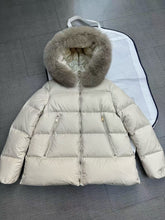 Load image into Gallery viewer, Down Fox Fur Coat
