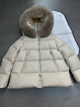 Load image into Gallery viewer, Down Fox Fur Coat
