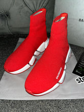 Load image into Gallery viewer, Red Sock Trainers
