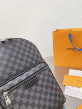 Load image into Gallery viewer, Black Leather Backpack
