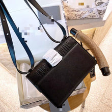 Load image into Gallery viewer, Black Leather CD Bag
