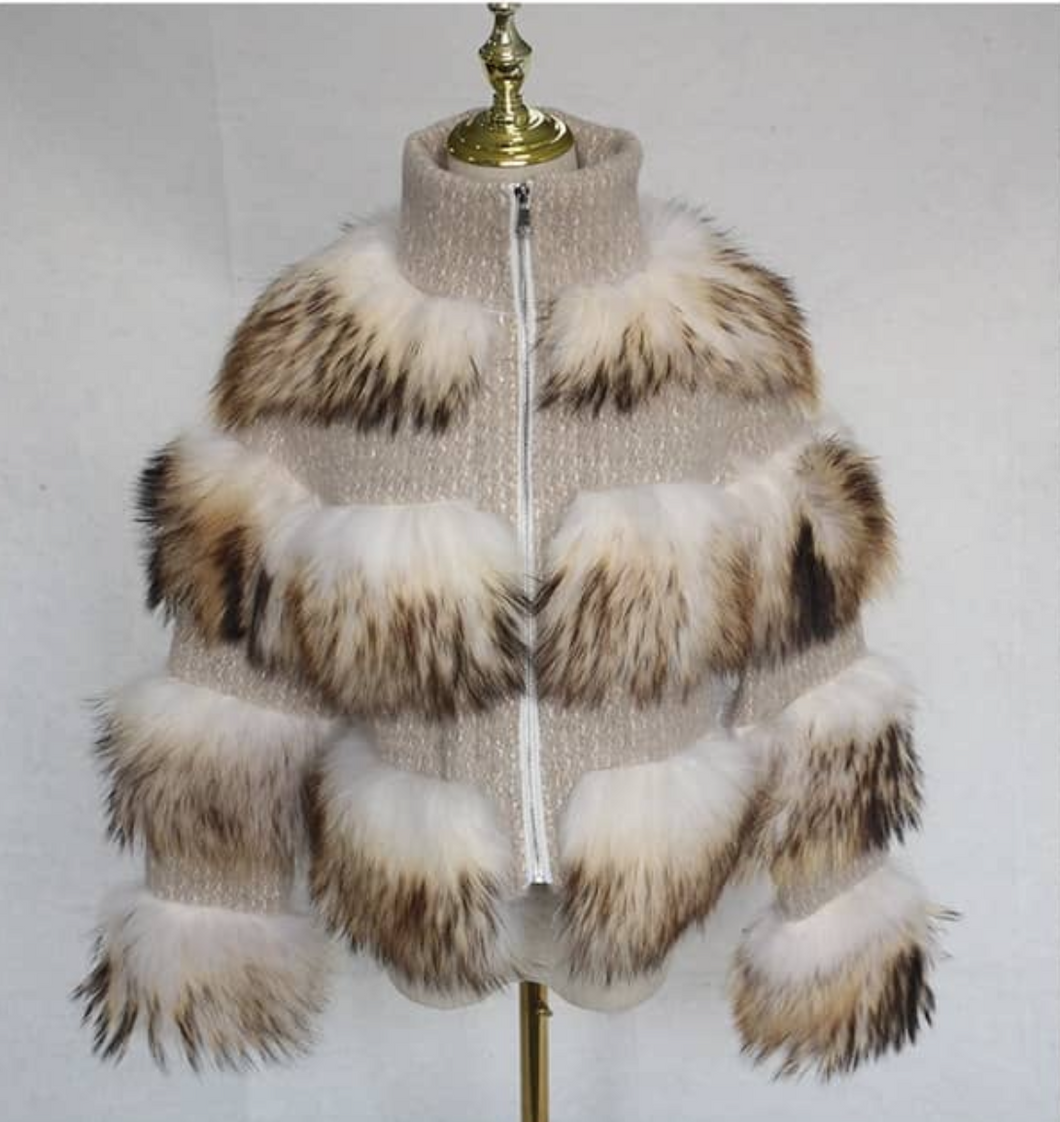 Raccoon Fur Coat