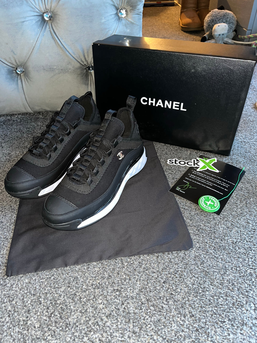C Black Trainers