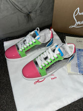 Load image into Gallery viewer, Colourful Red Bottomed Trainers
