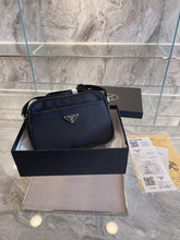 Load image into Gallery viewer, Black Prade Shoulder Bag
