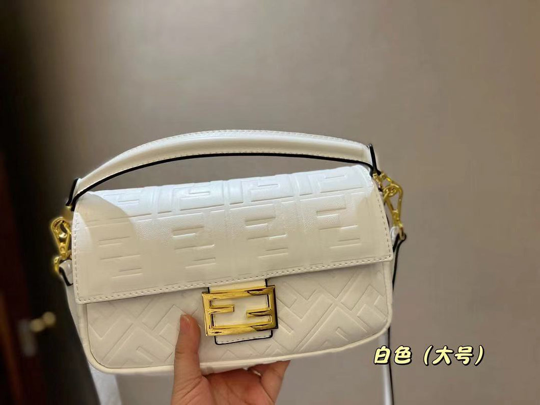 White Leather FIFI Bag