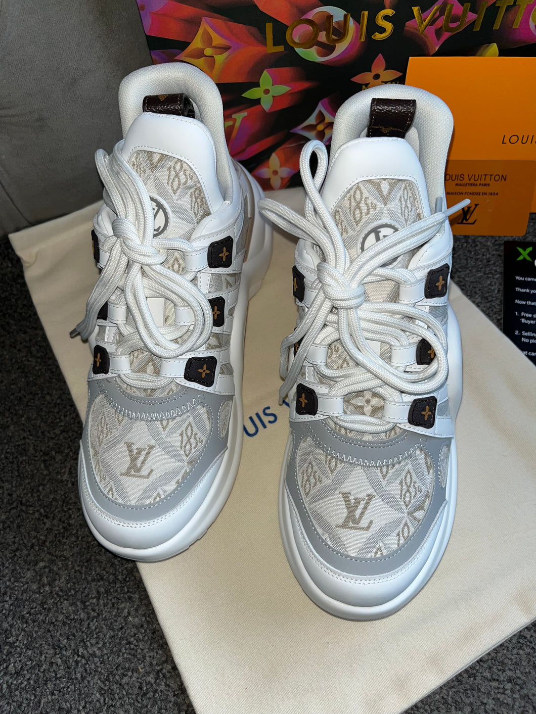 Patterned Arch Trainers