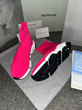 Load image into Gallery viewer, Pink &amp; Black Socks
