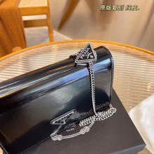 Load image into Gallery viewer, Black Leather P Bag
