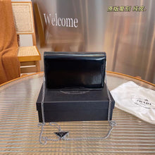 Load image into Gallery viewer, Black Leather P Bag
