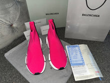 Load image into Gallery viewer, Pink &amp; Black Socks
