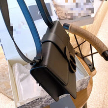 Load image into Gallery viewer, Black Leather CD Bag
