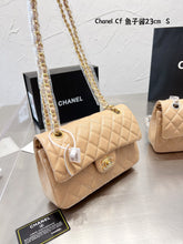 Load image into Gallery viewer, Peach Beige Leather C Bag
