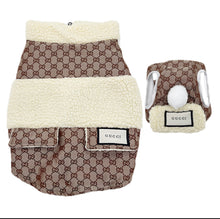 Load image into Gallery viewer, Fluffy Brown Coat With Hood
