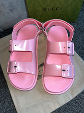 Load image into Gallery viewer, Pink Strap Rubber Sandals
