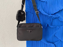 Load image into Gallery viewer, Black Prade Shoulder Bag
