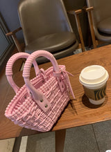 Load image into Gallery viewer, Wicker Basket Bag
