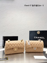 Load image into Gallery viewer, Peach Beige Leather C Bag
