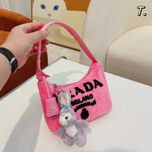 Load image into Gallery viewer, Pink Fluffy Prade Bag
