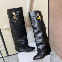 Load image into Gallery viewer, Shark Leather Boots
