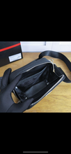 Load image into Gallery viewer, Black Leather Shoulder Bag
