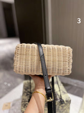 Load image into Gallery viewer, Wicker Tote Bag
